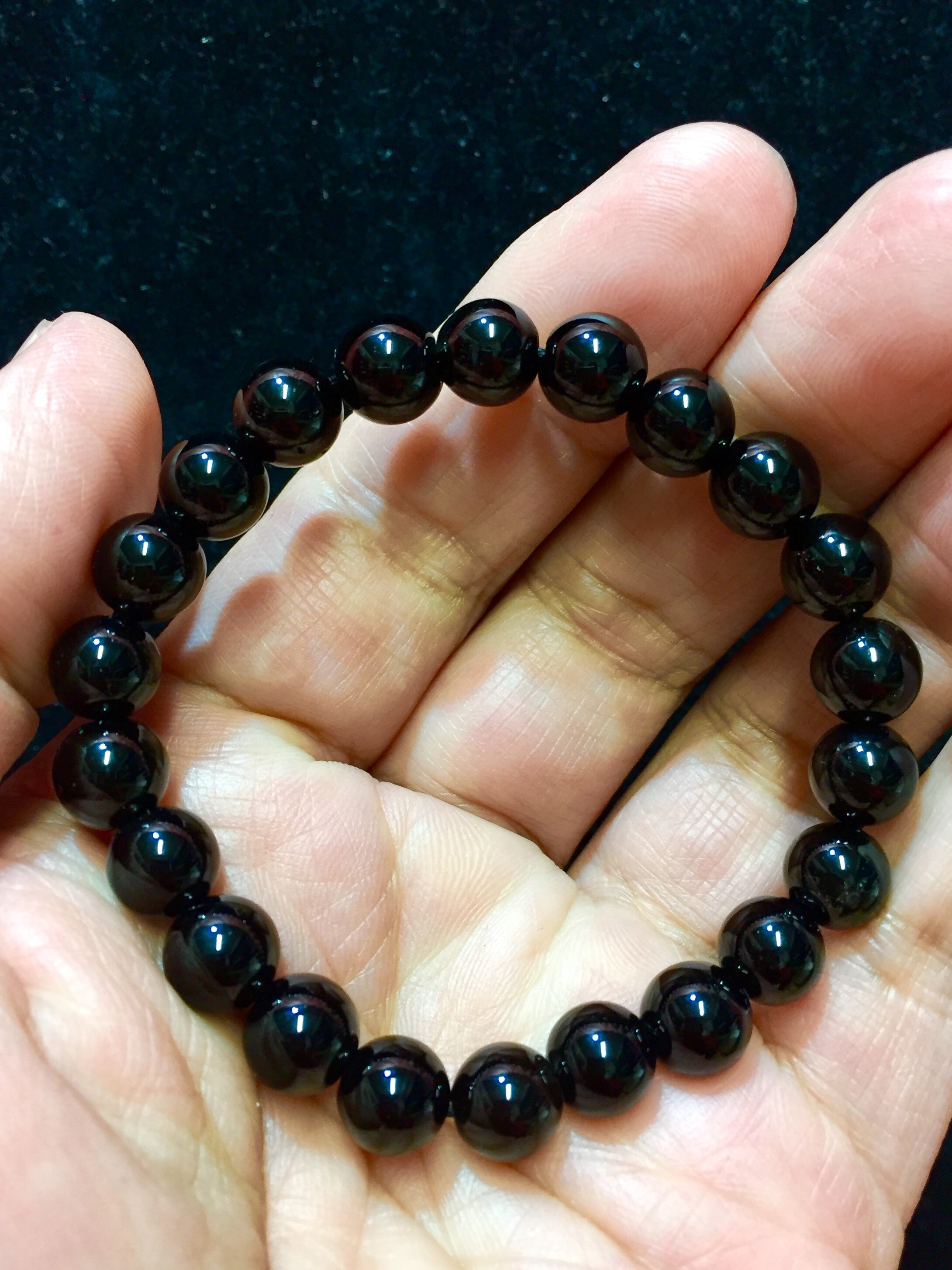 64) 冷静な見極め「チベット・モリオン」ブレスレット