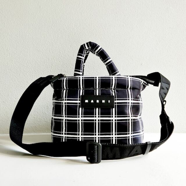 再入荷　MARNI ロゴパッチチェックバック | lucca okayama powered by BASE