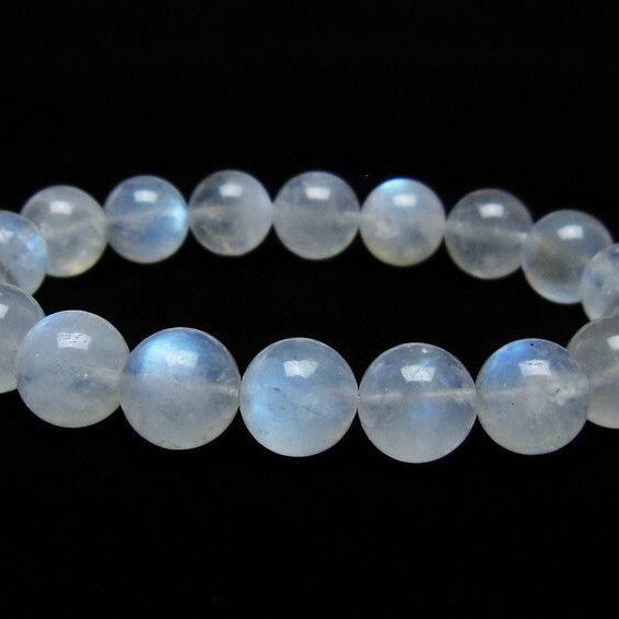 ムーンストーン ブレスレット 11mm 一点物 メール便可 [M便 1/10] 111-44923