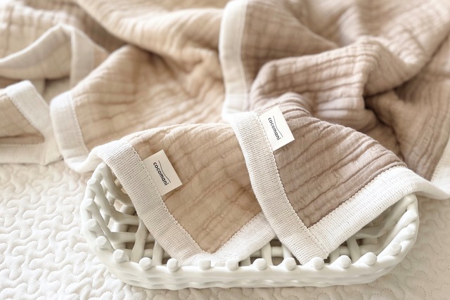 【数量限定】ナッツクリーミーモカ -秋冬だけの特別ブレンド- torotoro ８重ジャガード織 ガーゼケット 2枚セット