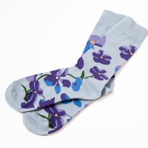 Flowers socks purple フラワーズ ソックス パープル