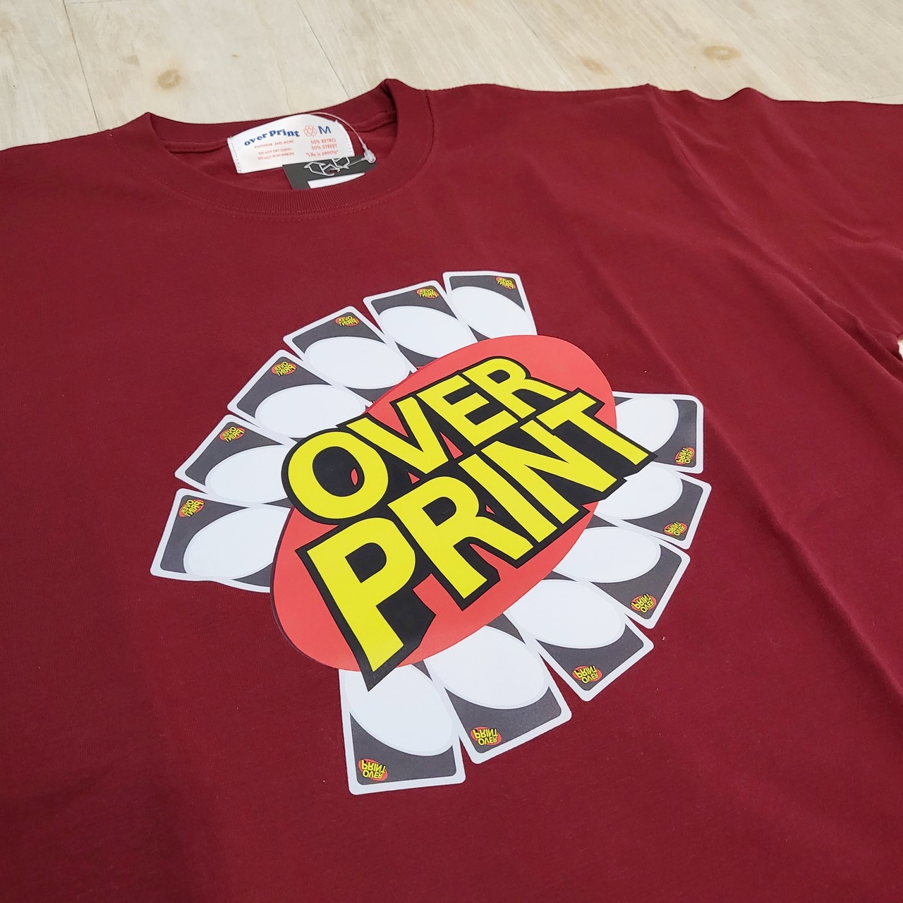 【over print】CARD Tee