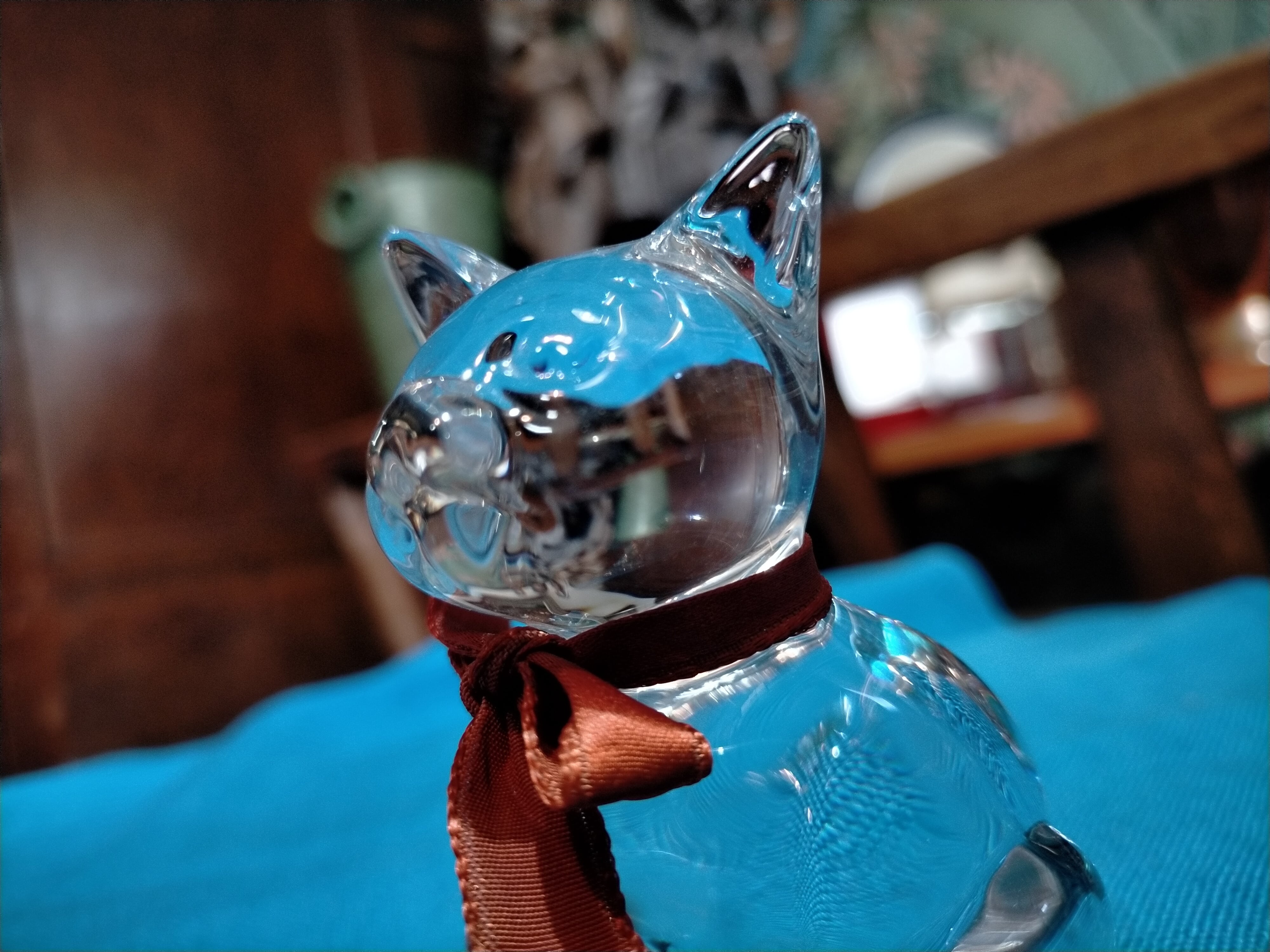 Special Price】ドーム(Daum) フランス☆ クリスタル ネコ（ねこ）置物 