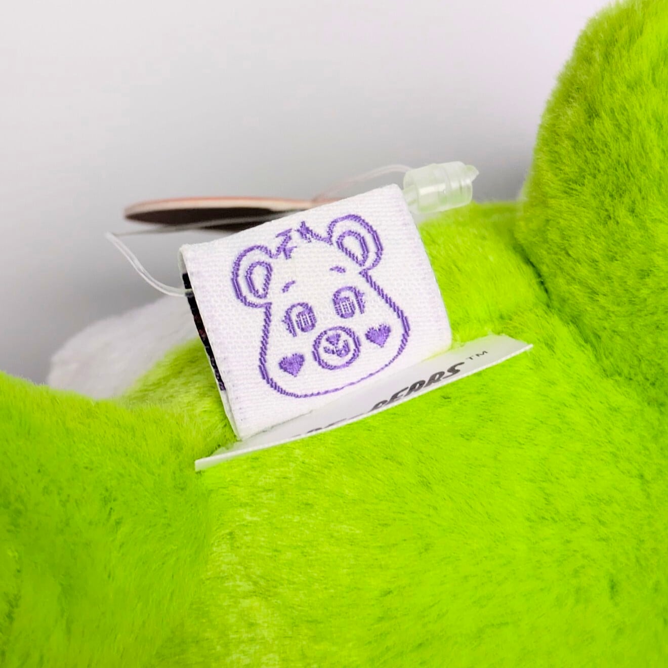 【 Care Bears（ケアベア）】 『 Good Luck Bear グッドラックベア 』ぬいぐるみキーホルダー / plush keyholder〚アメリカン雑貨 アメトイ〛