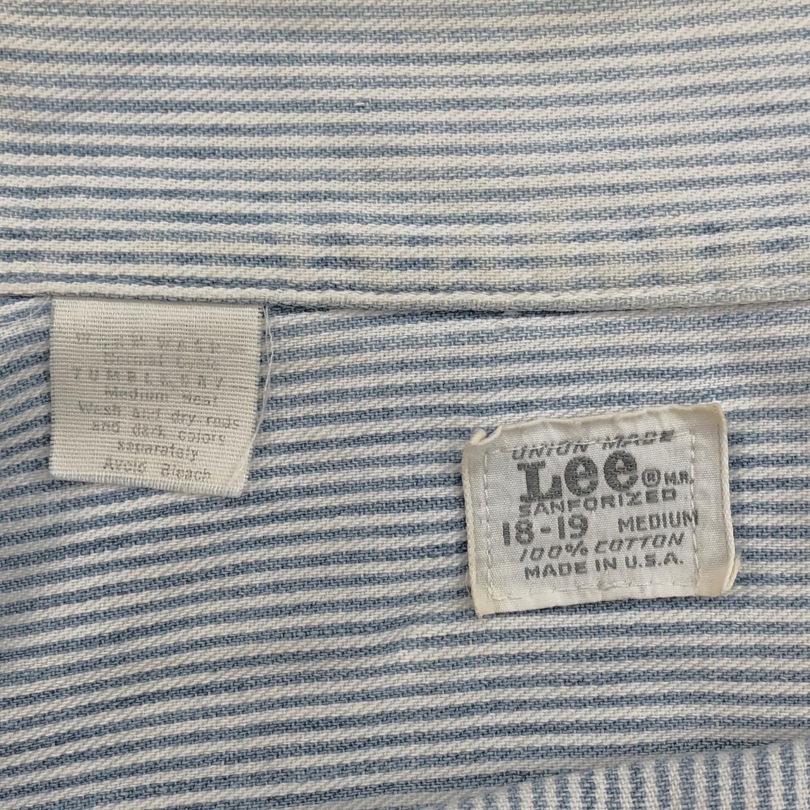 LEE 60年代 USA製 ヒッコリーストライプ ハーフジップ プルオーバー