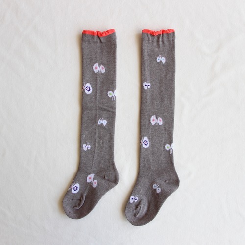 《mina perhonen》hana hane ニーハイソックス / gray