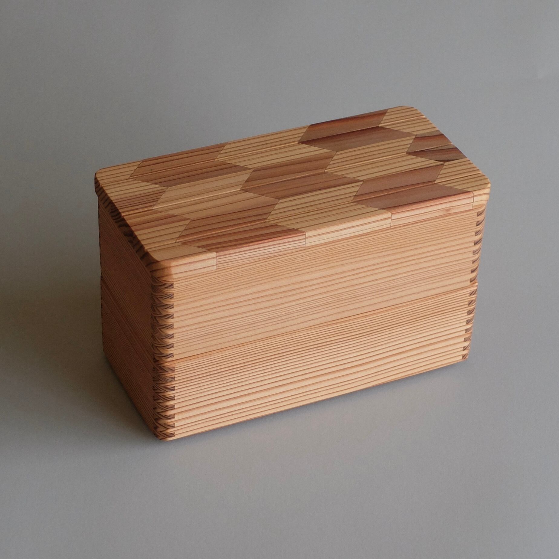 山武杉のお弁当箱 杉綾 大2段 900ml | studio kirin