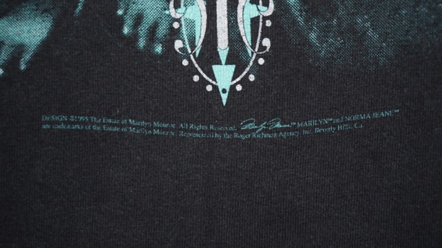 Marilyn Monroe Hollywood ヴィンテージTシャツ (マリリンモンロー 1995)｜送料無料｜ヴィンテージTシャツ専門通販