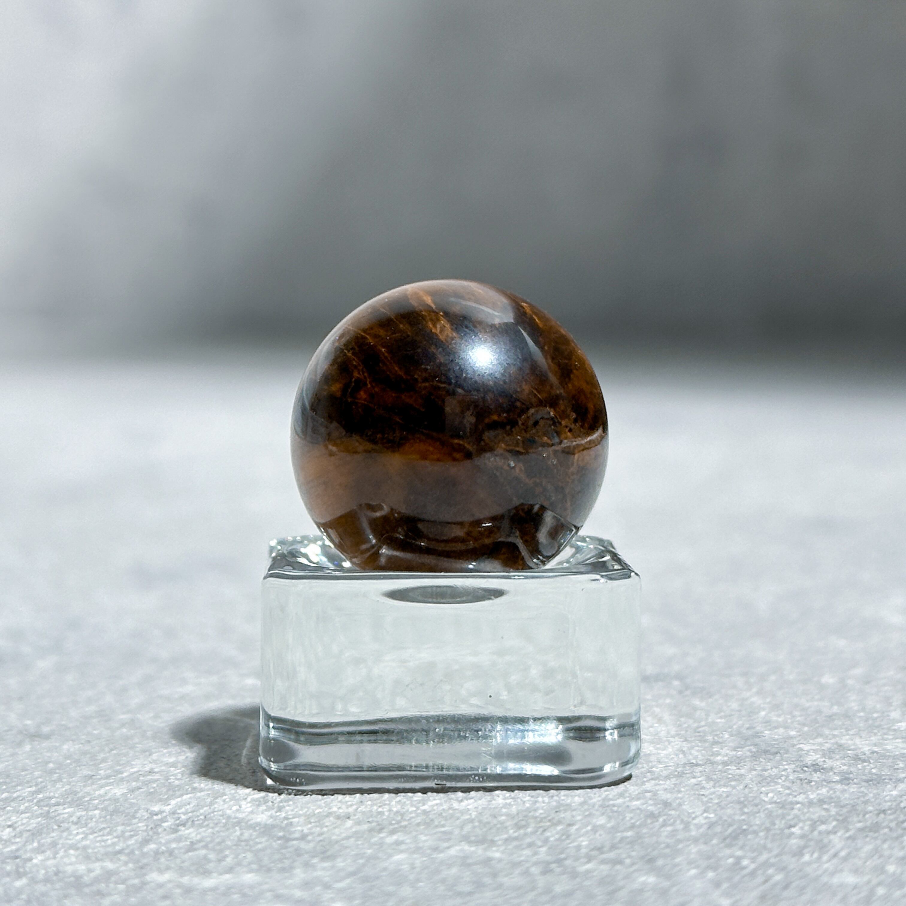タイガーアイ スフィア（丸玉）34◇ Tiger's eye ◇天然石・鉱物