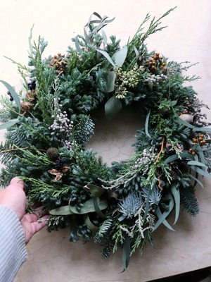 【受注製作・size M】Christmas Wreath 2026