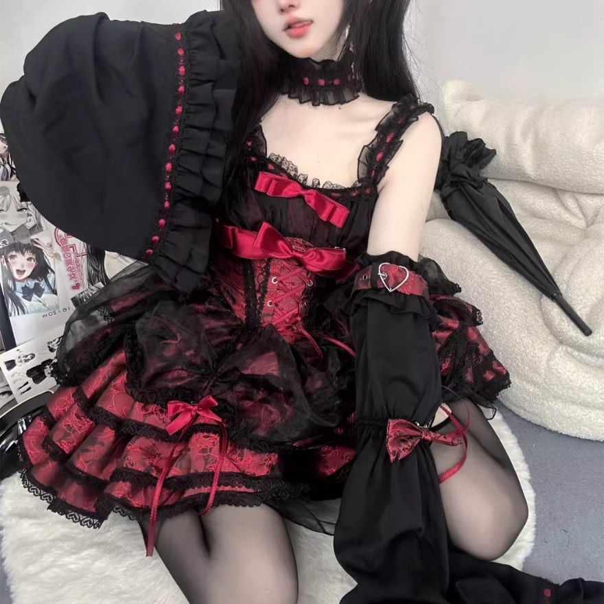 Hengzhifeng レース　コルセット　ドレス　コスプレ　ゴスロリ 61jmvG+dUQS._AC_SY679_.jpg