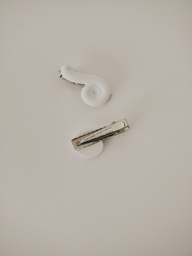 sheep hair clip 01（2本set）