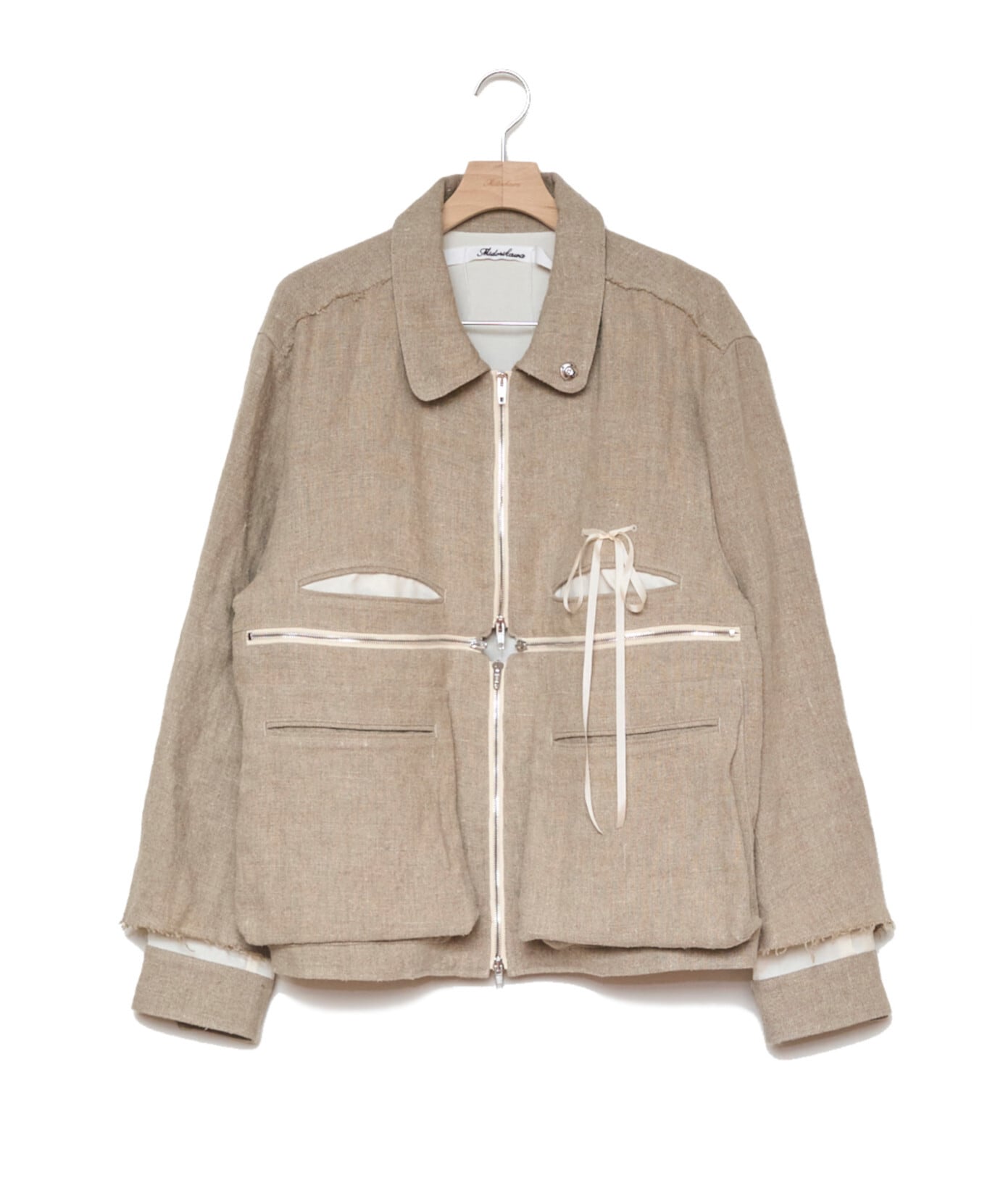 Midorikawa / MID26SS-BL01 CROSS BLOUSON (IVORY) | AfterSchool