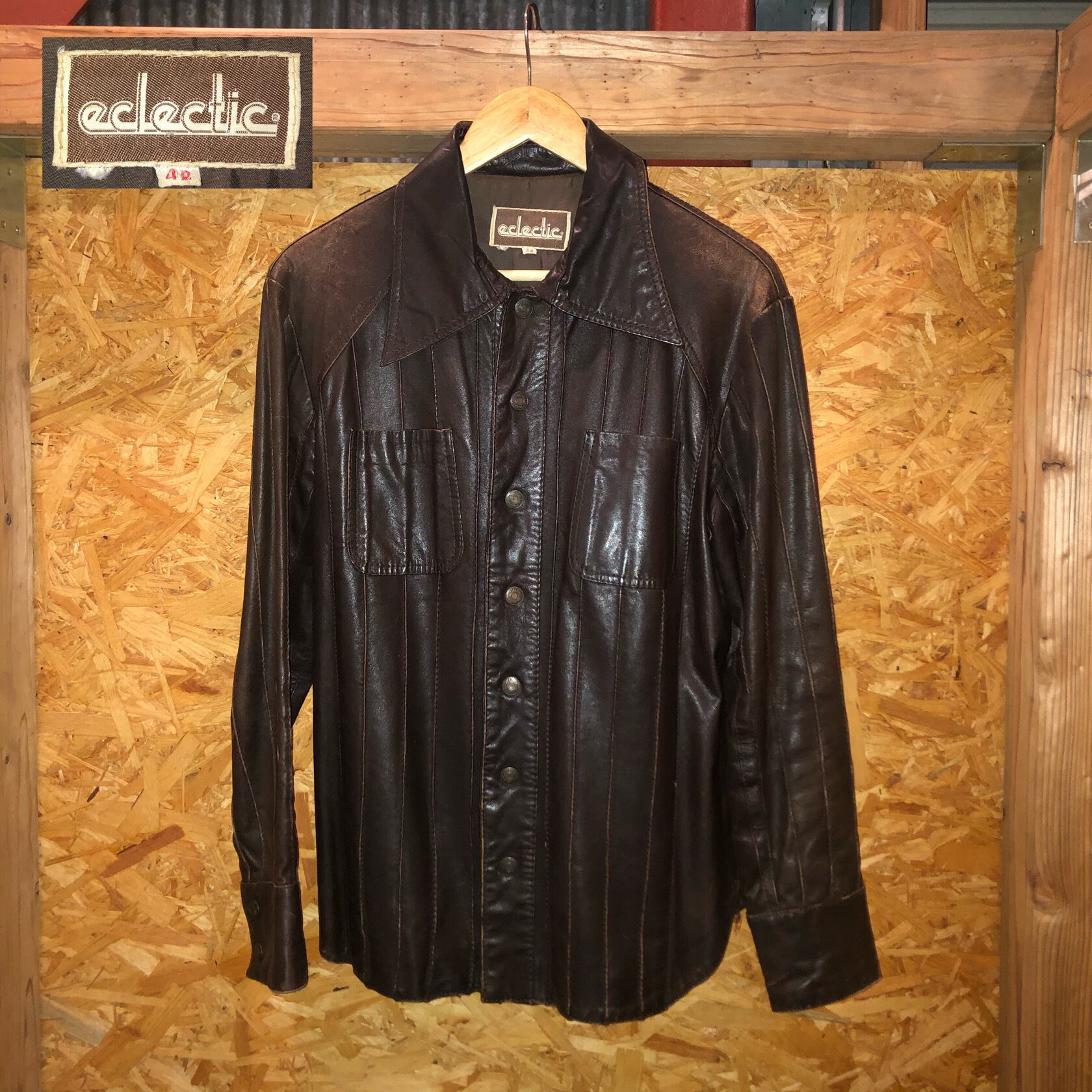 's Goat Lether Jacket 山羊革 革ジャン レザージャケット vintage