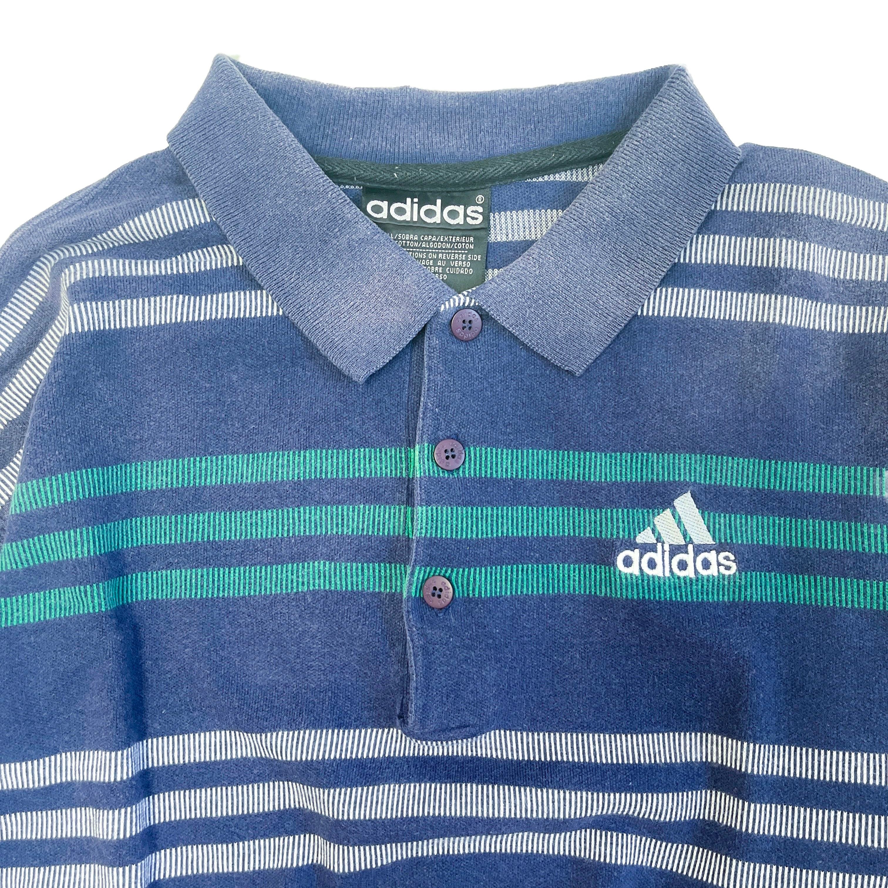 old "adidas" striped polo shirt | L.T.R store