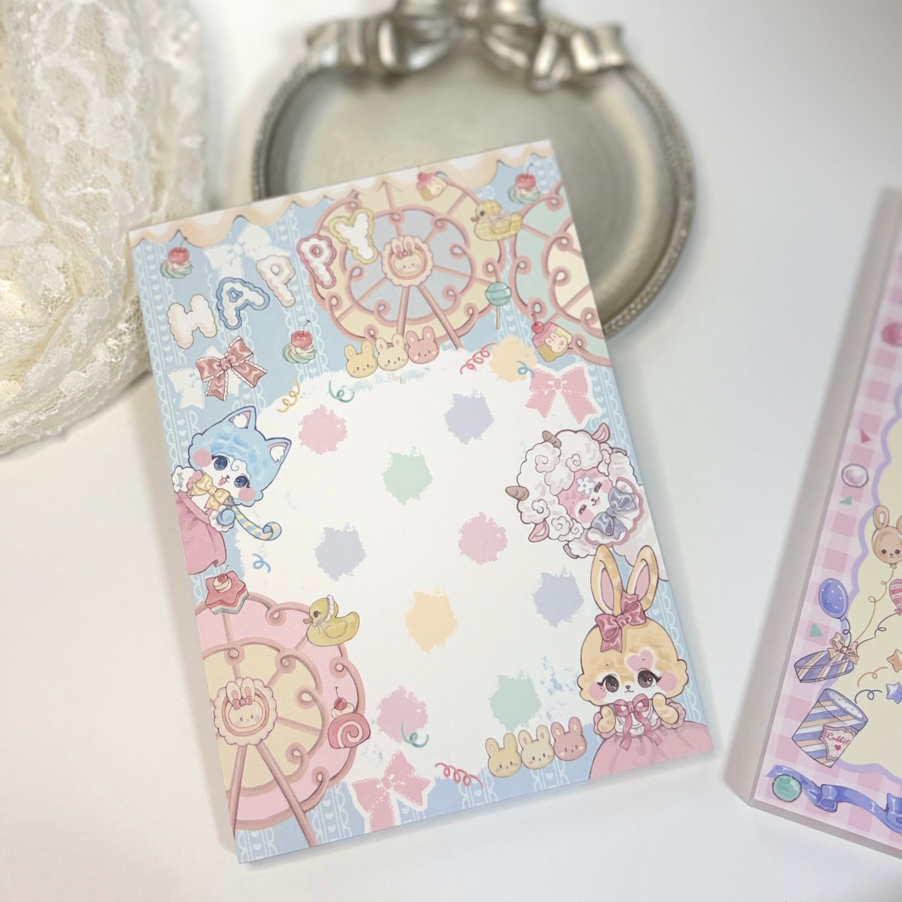 White Fluffy Fan City | cherish365_zakka