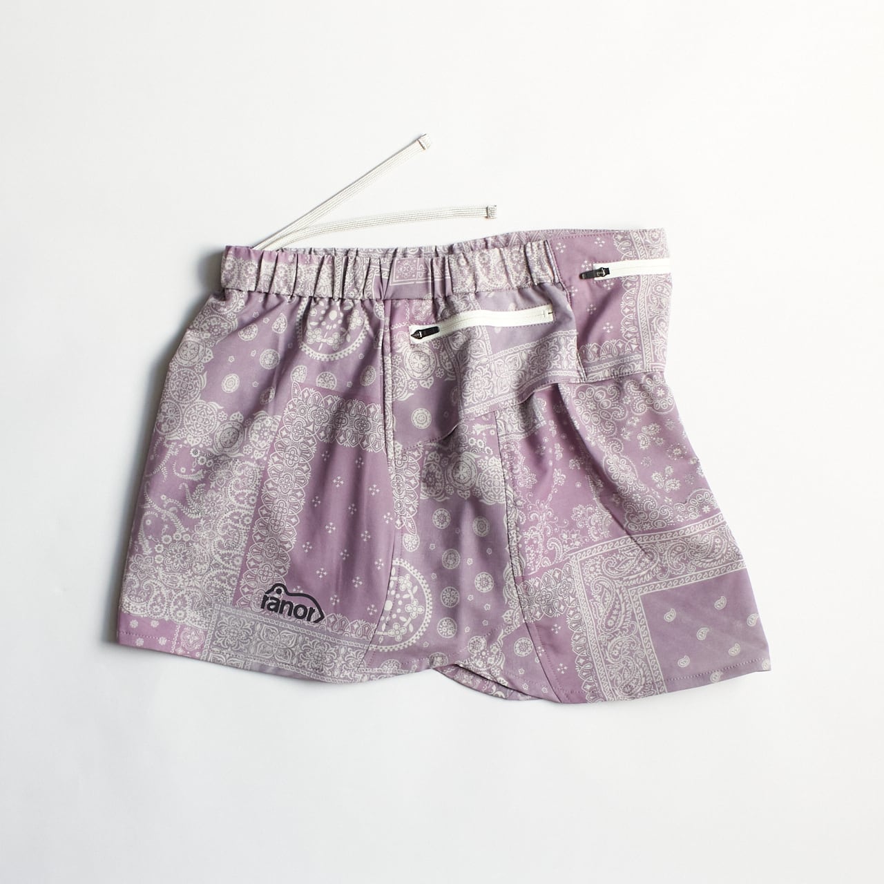ranor バンダナ柄スカート ランニングスカート ranor（ラナー）BANDANA SKIRT -SAND PURPLE レディースランニング