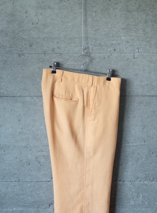 "ACWA" 1970s Yellow Linen trousers