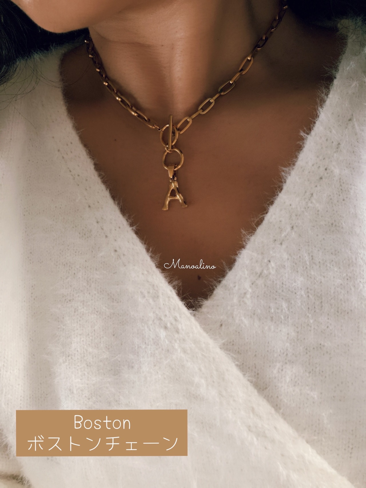 Initial necklace(イニシャルネックレス)
