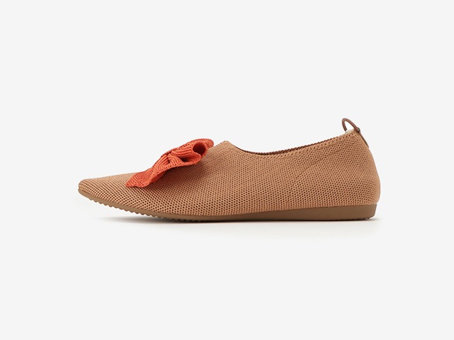 pointed-BUTTFEE / BEIGE & ORANGE pointed-BUTTFEE / BEIGE & ORANGE