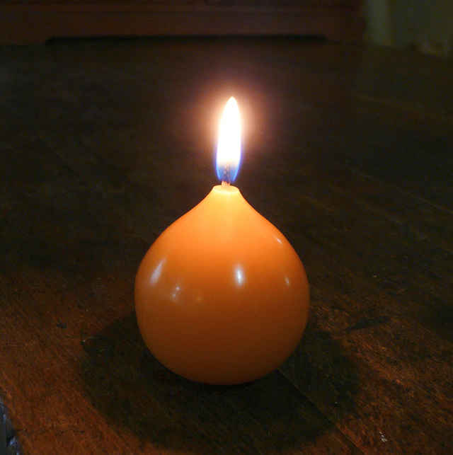 J-150 和形 15cm 上部直径18mm かんな削り 蜜ろうそく | 蜜蝋工房