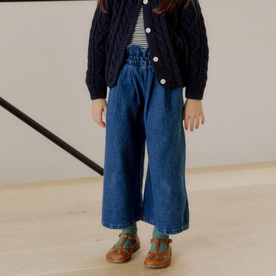«sold out»«ジュニアサイズあり»«soye» チューリップデニムパンツ 2colors