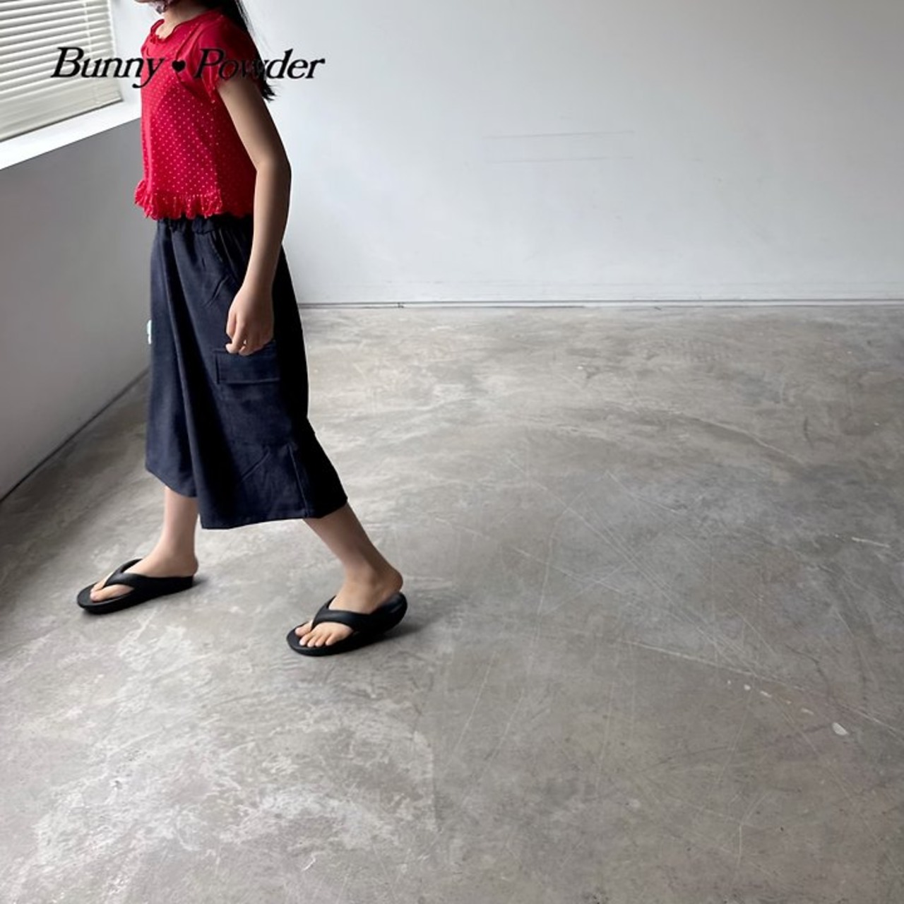[Bunny Powder] Feature) Denim Cargo Bermuda Pants (2XL/3XL/4XL) / [버니파우더] 기획)데님카고버뮤다팬츠 (2XL/3XL/4XL)