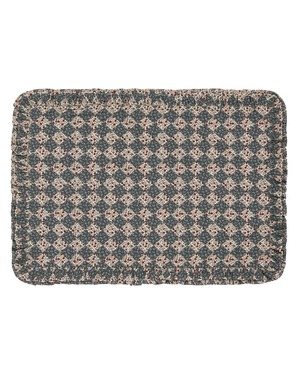 送料無料 Little cotton clothes/Frilly Pillowcase - Harlequin Floral