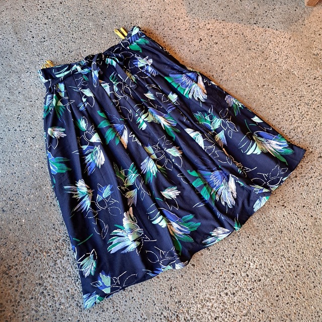 オランダ製 総柄スカート used [208038]