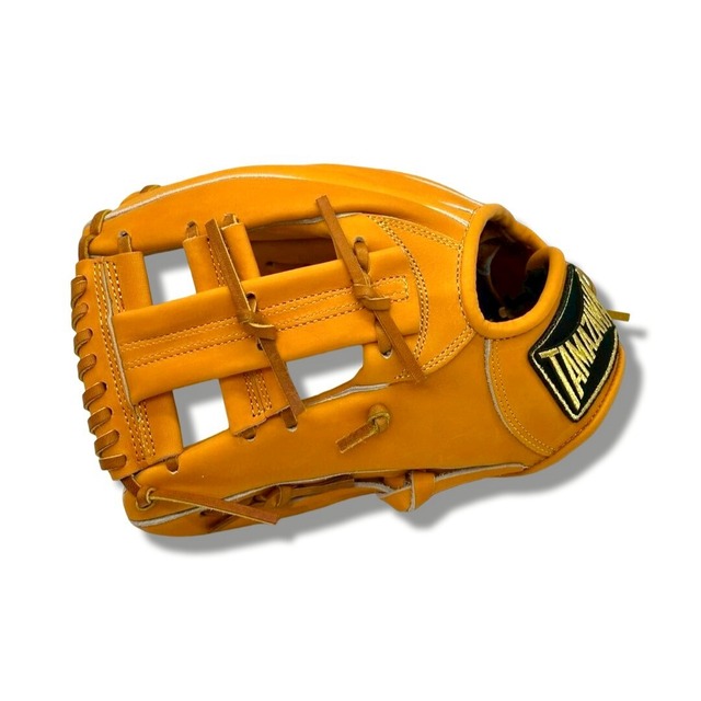 【軟式】【ジュニア】玉澤 内野グローブ CHALLENGER TG-J800型 本体オレンジ 紐タン｜タマザワ