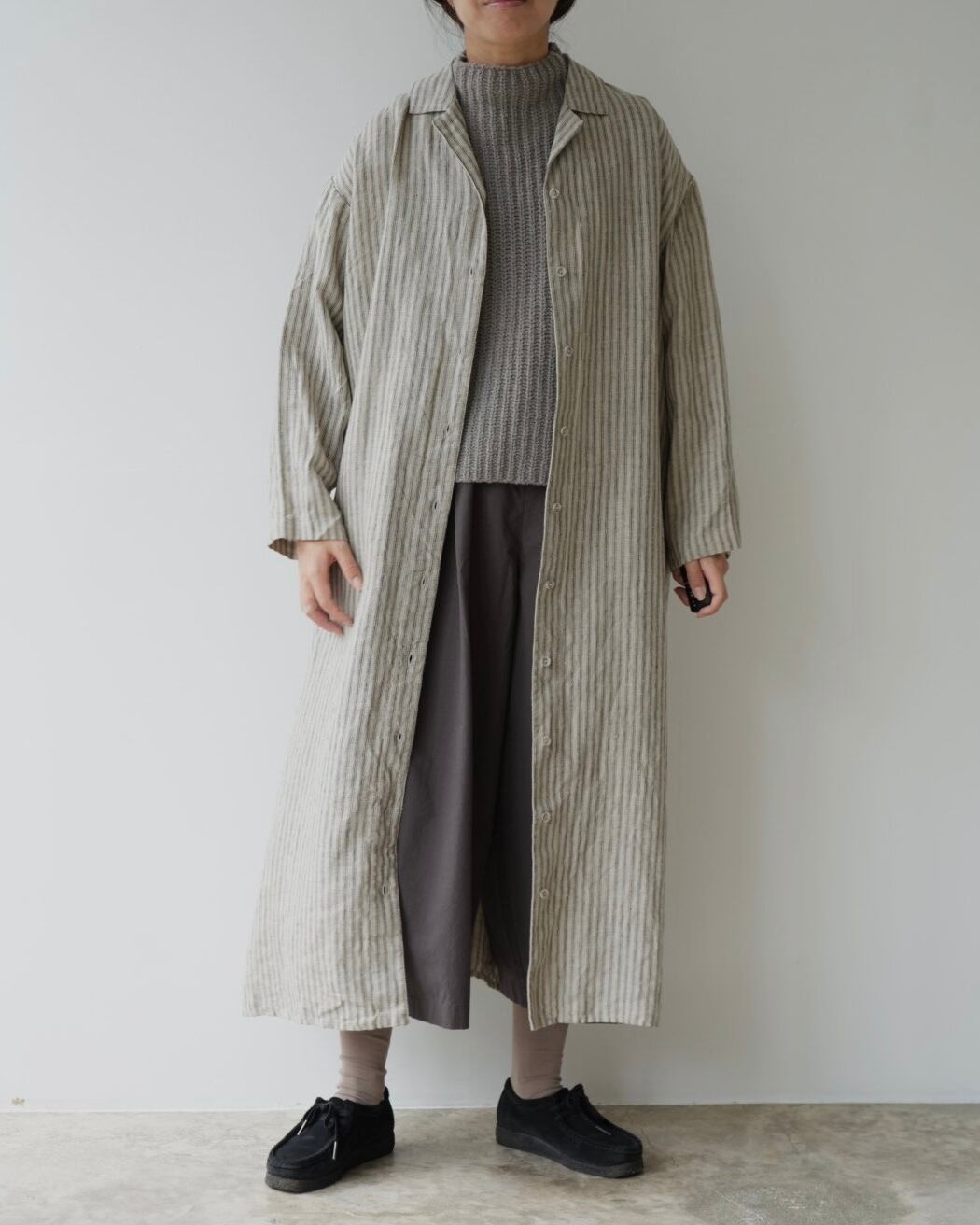 fog linen work リネンコート'ハイゼル' | Vie