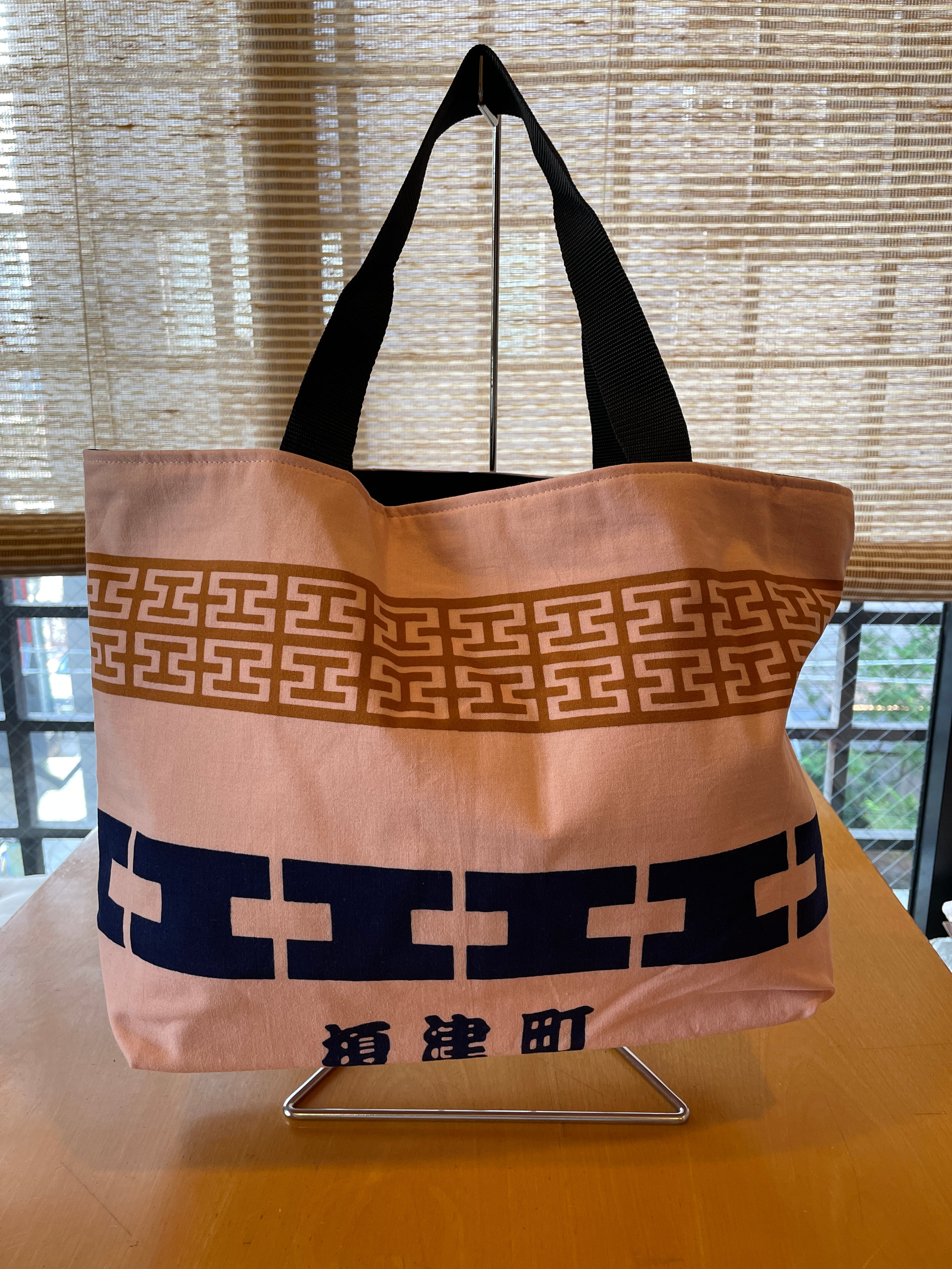 長崎くんち 榎津町 川船 トートバッグ（草木染め） | リビングかねとき