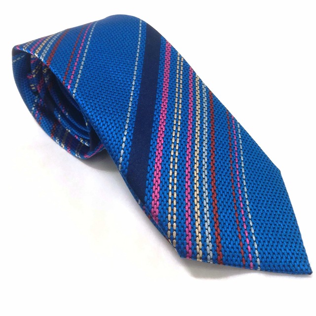 エレクトリックブルーのネクタイElectric blue necktie -0047
