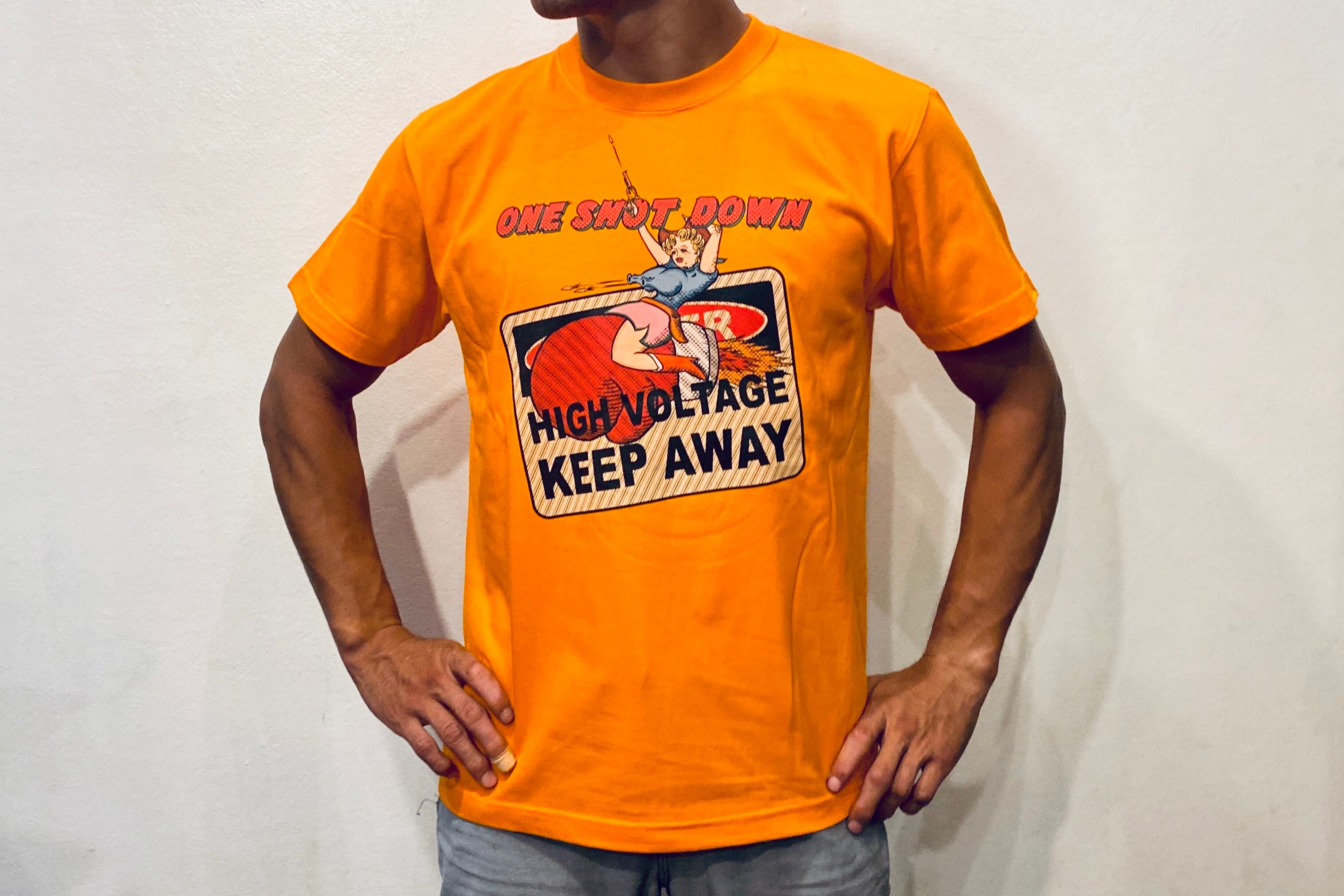 激レアGUHROOVY オレンジ オリーブ 半袖 Tシャツ 大きめ M 超超激レア】GUHROOVY Tシャツ オレンジ×オリーブ 廃盤【M】 【公式通販】