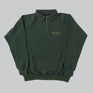 CLASSIC LOGO ZIP SWEAT GREEN