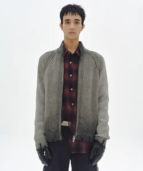 ☆BOYNEXTDOOR ジェヒョン 着用！！【MMIC】MUSK ZIP-UP KNIT (BLACK