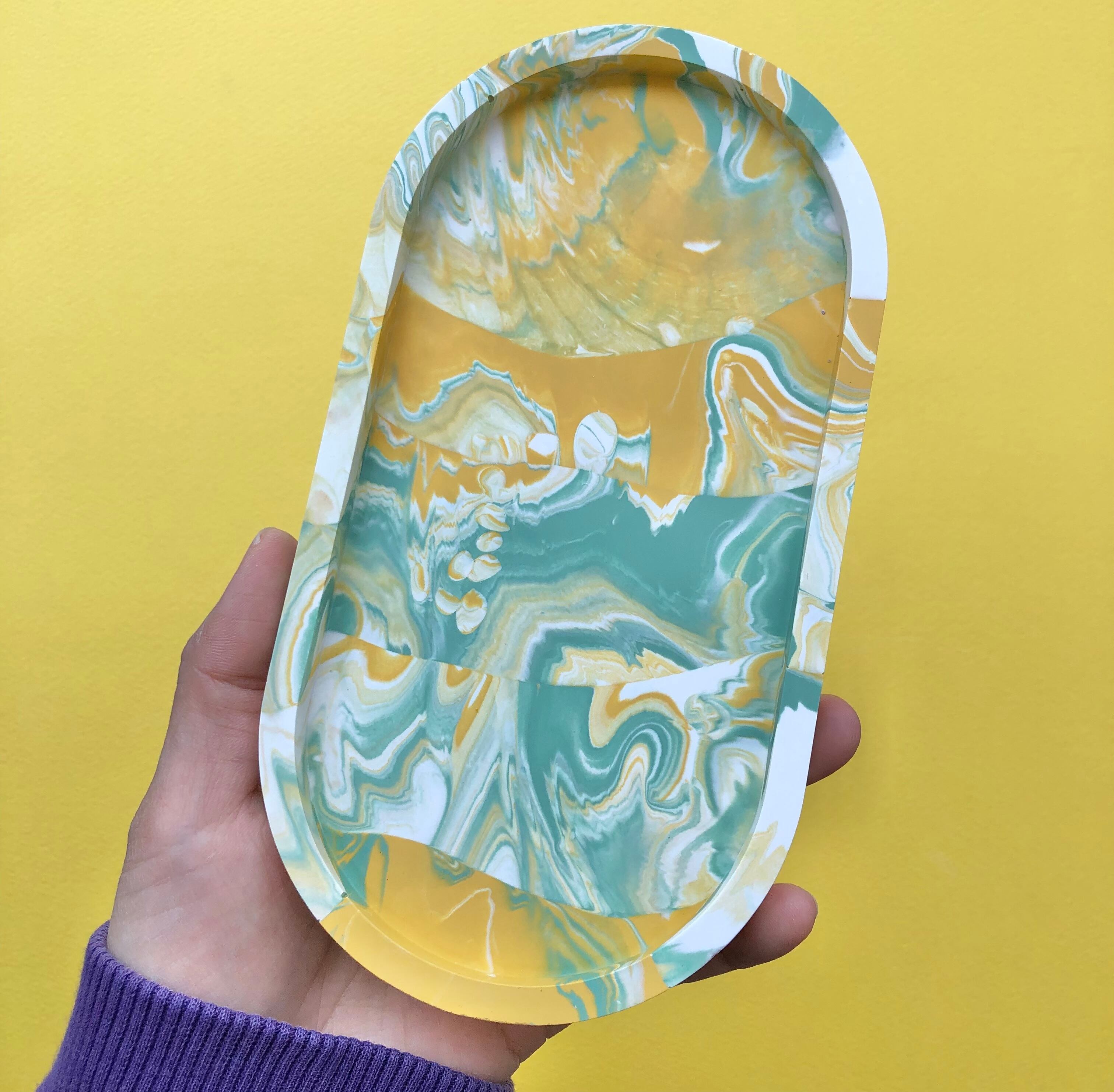 マルチトレイ アクセサリートレイ マーブル 韓国インテリア