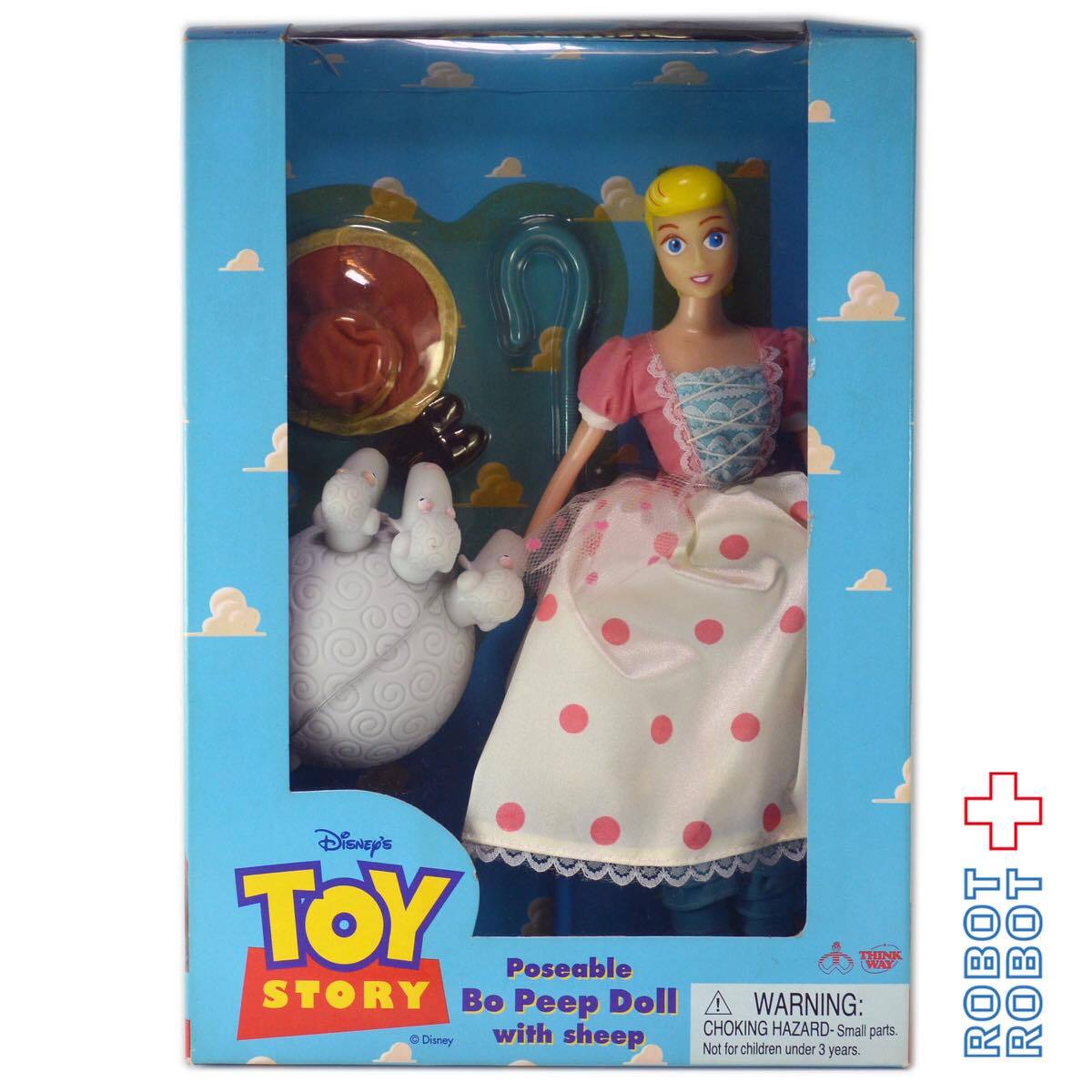 【新品 未開封】Toy Story Bo Peep Doll 初期 ボーピープ シンクウェイ社 ディズニー トイ・ストーリー ボーピープ ポーザブル