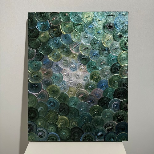 〈峠〉F6キャンバス『生まれた喜び』