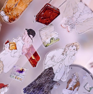 新作☆YB67|小白家【自由的风】型抜き マット PETテープ 新作☆YB67|小白家【自由的风】型抜き マット PETテープ