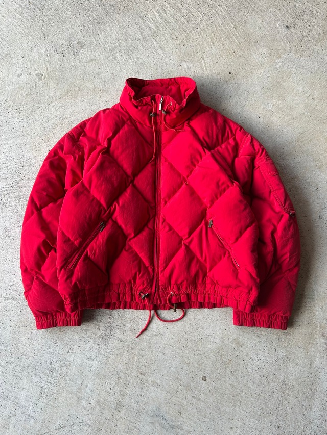 ［90s］Eddie Bauer Diamond Quilt Down Jacket Vintage XL