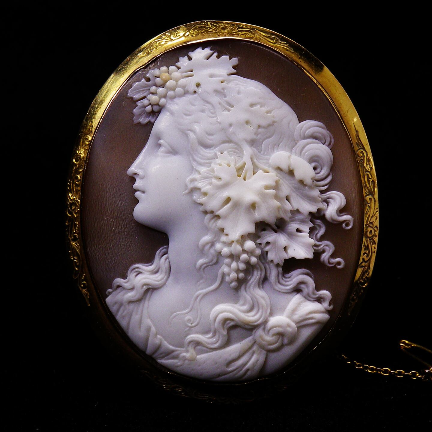 アンティーク（推定1900年頃） 細密名品 ”バッカンテ” | Cameo