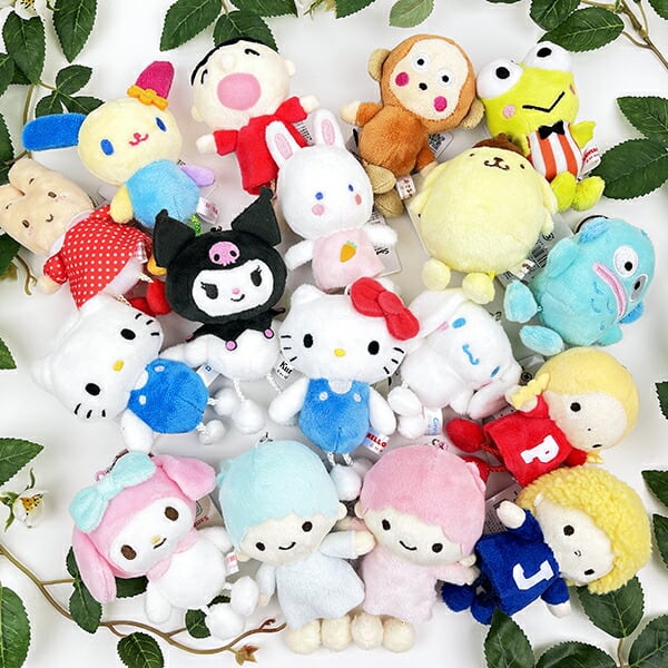 ポチャッコ キキララ マロンクリーム ソフトキーホルダー sanrio（サンリオ） グッズ キティ ペックル マロンクリーム