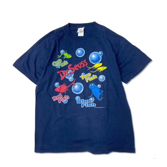Dr.Seuss One Fish Two Fish Red Fish Blue Fish TEE