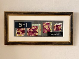 オーダーメイド押し花額　　　　　　～額サイズおよそ30㎝前後～