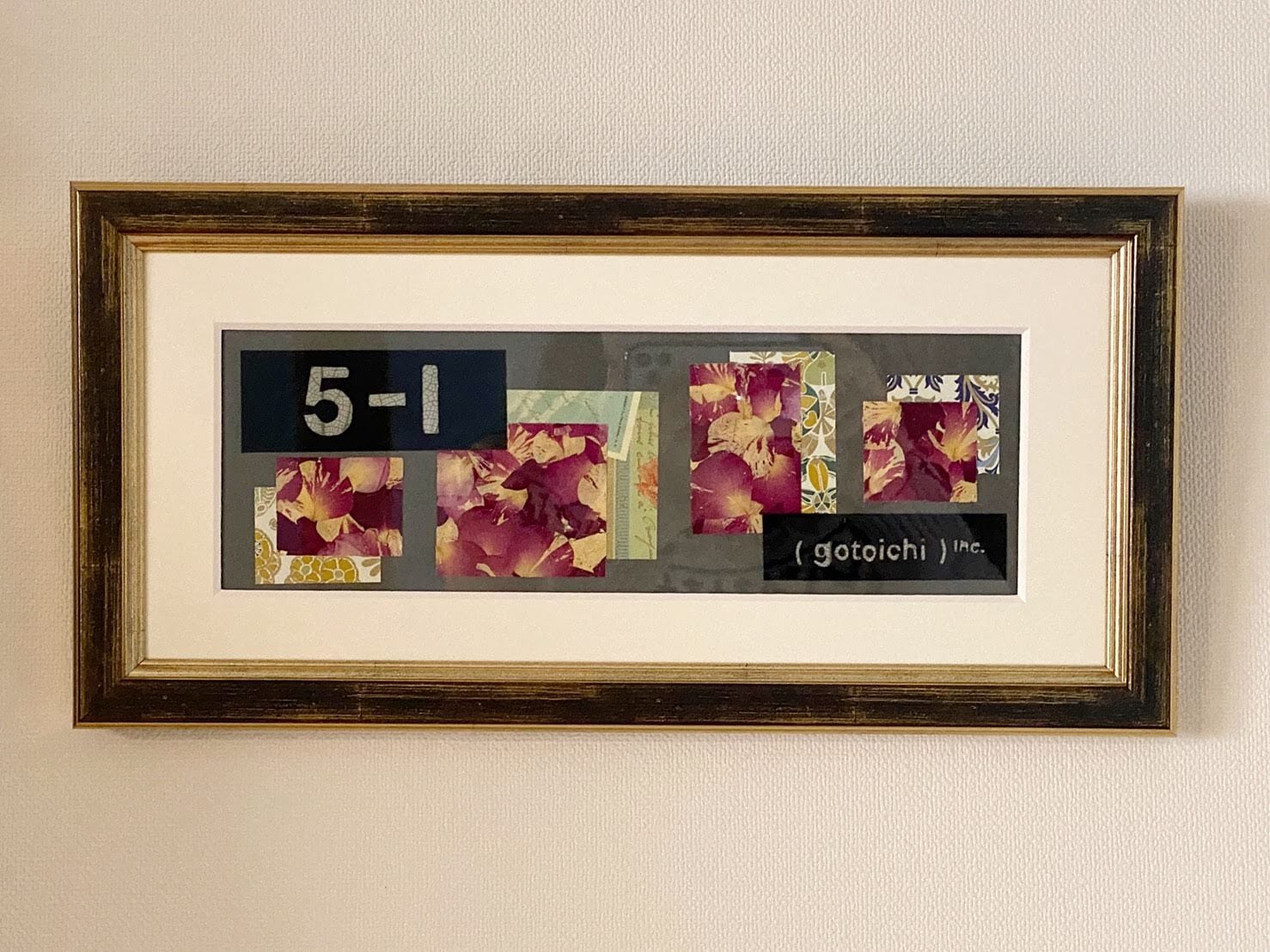 オーダーメイド押し花額　　　　　　～額サイズおよそ30㎝前後～