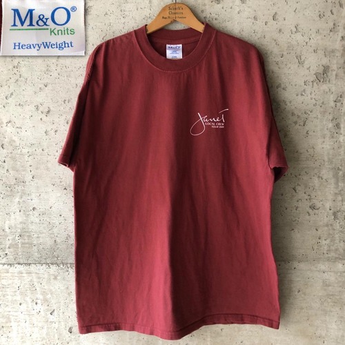XZ683 00s Tシャツ 2001ツアー スタッフ限定 ジャネットジャクソン
