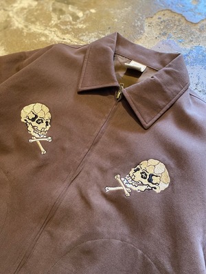 ALCARZA / SPORTS JACKET / 野ざらし 刺繍 / ドリズラージャケット