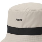 ANEW WOMEN Unbalanced wide brim bucket hat [サイズ: F (AGDUWCP42BEF)] [カラー: BEIGE]