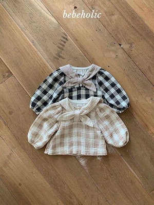【予約】bebeholic Melly cape blouse